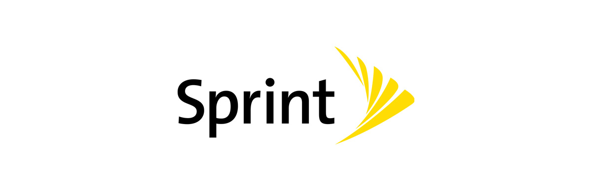 Official Sprint phone unlock logo appearing on mobile device screen.