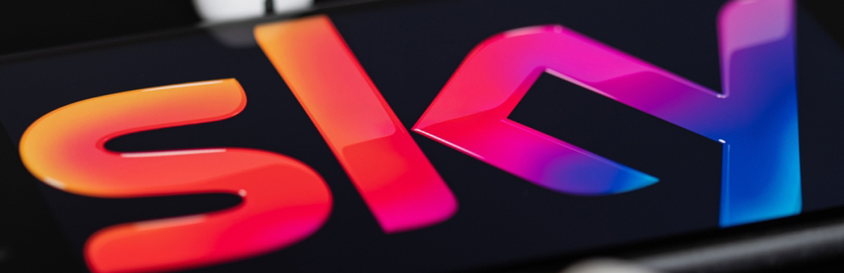Sky Mobile logo to unlock device.