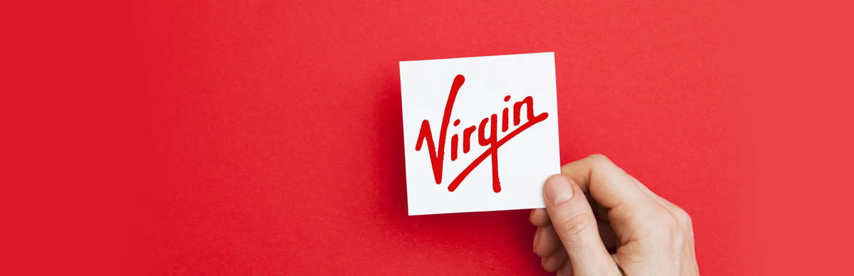 Virgin Mobile logo to unlock iPhone to a different network.